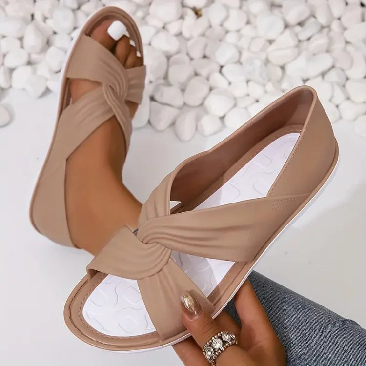 Mazuko™ | Ortopediska Sandaler med Stilfull Rosett