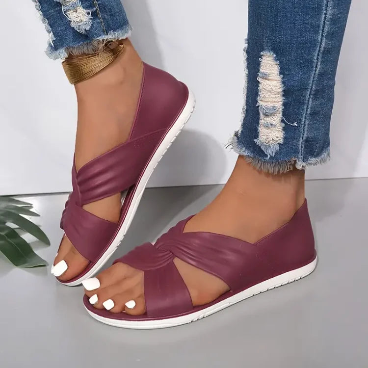 Mazuko™ | Ortopediska Sandaler med Stilfull Rosett