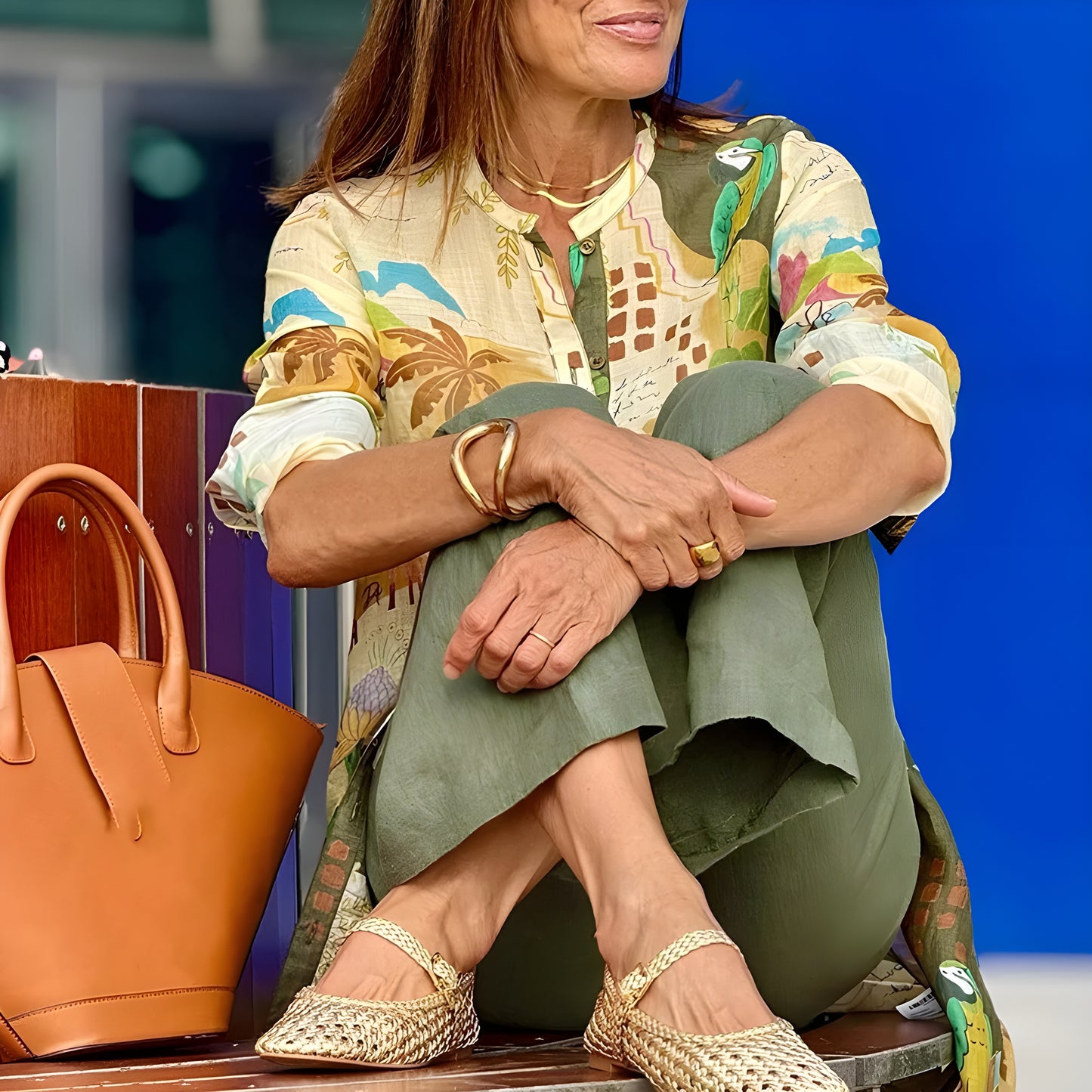 Marina™ | Linne Blus – Elegant utan ansträngning